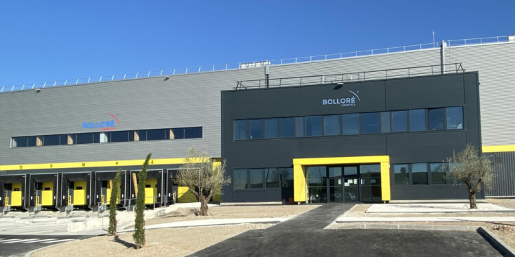 Le nouveau bâtiment Bolloré Logistics à Fos-sur-Mer (Crédit DR)