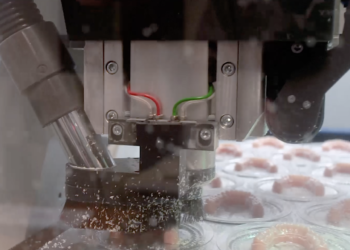 Biotech dental fabrique ses aligneurs dentaires invisibles en fabrication additive à Salon-de-Provence (Crédit DR)