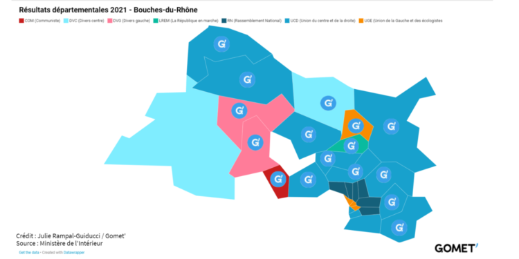 carte départementales