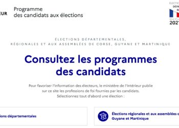 [Elections 2021] Professions de foi : beaucoup d’absences aussi sur le site du ministère
