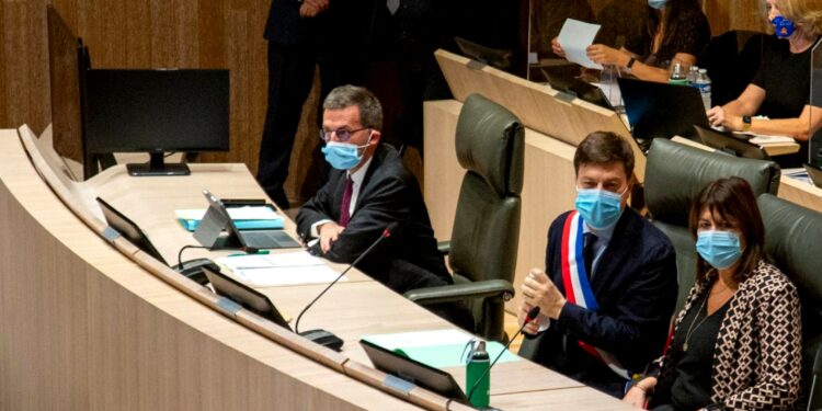 Benoît Quignon à droite de Benoît Payan (Archives Gomet')