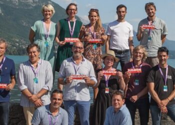 SudAnim a choisi le Festival et Marché international du film d’animation d’Annecy 2021 pour officialiser sa création en présence de ses partenaires institutionnels : Région Sud et Ville de Marseille. (Photo SudAnim)