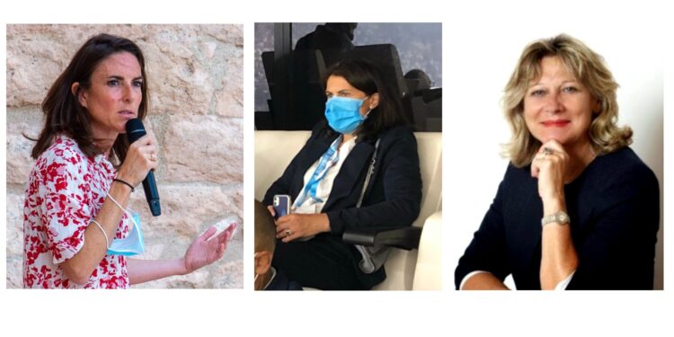 Pâquerette Demotes-Mainard, Nathalie Néon-Zimmermann et Elisabeth Bertelli (Crédit DR/Gomet')