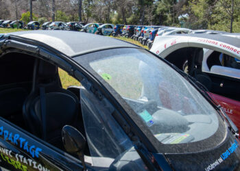 Les Twizzy électrique de Totem Mobi sont à l'arrêt pour le moment (Crédit JYD)