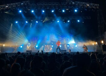La chanteuse hip-hop Poopie sur la grande scène de Marsatac, le 2e festival de sa carrière (Crédit Gomet'/JFE)