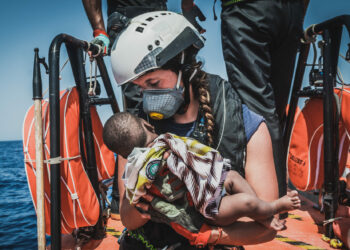 Les équipes de SOS Méditerranée se mobilisent jours et nuits pour sauver des vies (Crédit : Flavio Gasperini)