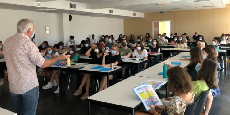 Une classe de master à la faculté de droit d'Aix-en-Provence (Archives Gomet'/JFE)