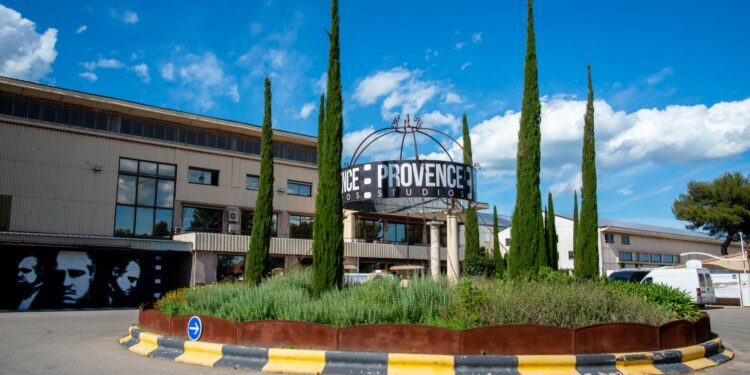 L'entrée du site de Provence Studios à Martigues (Crédit : Gomet'/JYD)