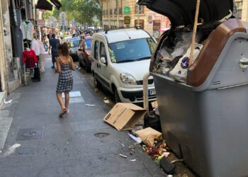 poubelles déchets Belsunce Marseille
