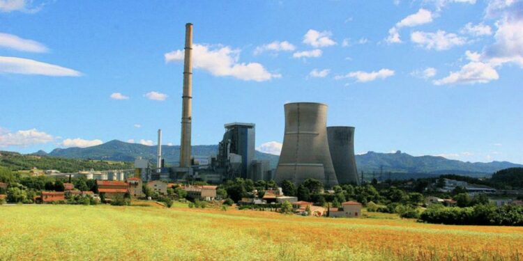 La centrale de Gardanne est l'objet d'un conflit entre GazelEnergie et les syndicats depuis l'annonce de l'arrêt du charbon (Crédit DR)