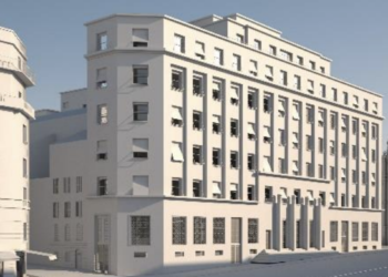 Icade est propriétaire à 1200% de l'ancien siège régional de La Poste rue Henri Barbusse (Crédit DR)