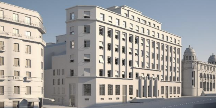 Icade est propriétaire à 1200% de l'ancien siège régional de La Poste rue Henri Barbusse (Crédit DR)