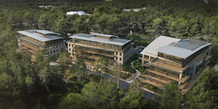 Le nouveau projet de Newton Offices à Sophia-Antipolis (Crédit DR)
