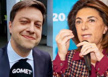 Benoît Payan, maire PS de Marseille, et Martine Vassal, présidente (LR) de la Métropole d'Aix-Marseille