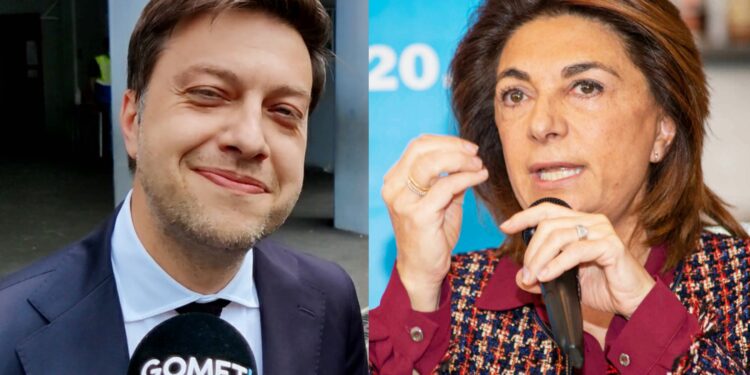 Benoît Payan, maire PS de Marseille, et Martine Vassal, présidente (LR) de la Métropole d'Aix-Marseille