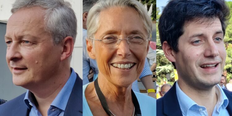 Bruno Le Maire, Elisabeth Borne et Julien Denormandie