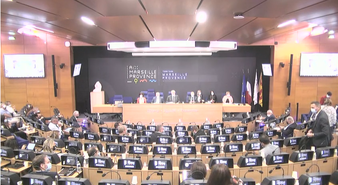 Le dernier conseil de territoire Marseille Provence a été l'occasion de débattre à nouveau des transports marseillais (Crédit DR)