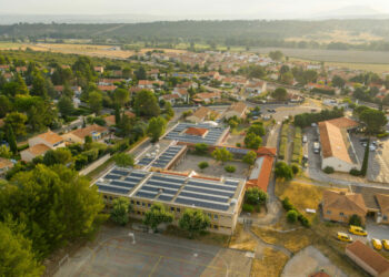 Un premier site de production a été inauguré à l'école du Petit Lac (Calas) Crédit : ©petillot
