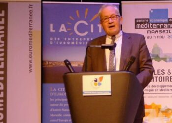 Bernard Morel président d'Euroméditerranée en 2015 (Crédit Gomet'/JFE)