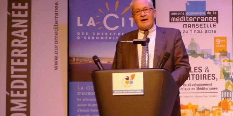 Bernard Morel président d'Euroméditerranée en 2015 (Crédit Gomet'/JFE)