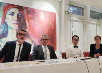 De gauche à droite, Jean-Marc Bonnaffous, Pierre Benarroche, Pierre Ceccaldi et Juliette Masson