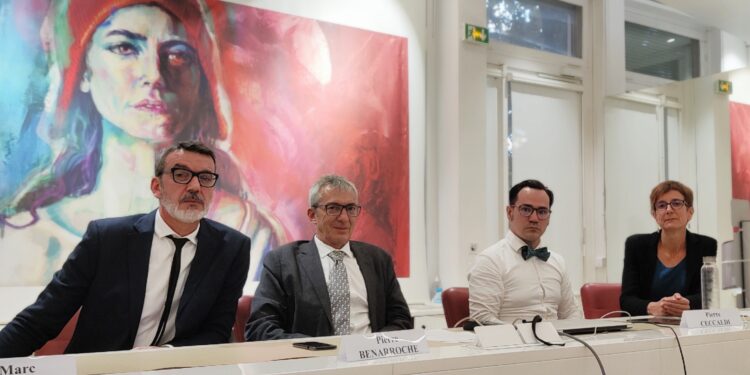 De gauche à droite, Jean-Marc Bonnaffous, Pierre Benarroche, Pierre Ceccaldi et Juliette Masson