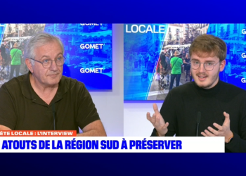 Joël Guiot, co-président du Grec Sud, et Rémi Liogier, chroniqueur Gomet' dans l'émission Planète Locale sur BFM Marseille