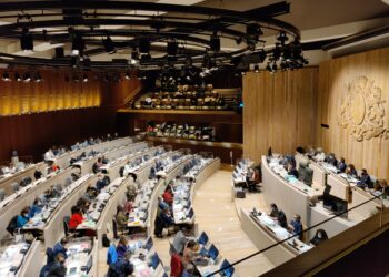 Le conseil municipal de Marseille du 17 décembre 2021 (Crédit : Rémi Liogier)