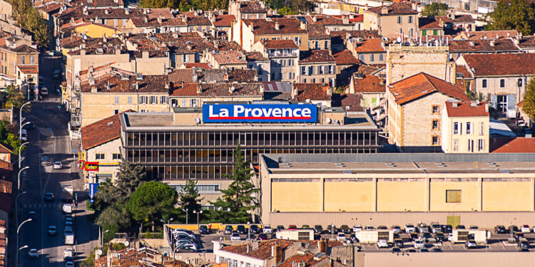 Le siège de La Provence 248 avenue Roger Salengro dans le 15e arrondissement de Marseille (Crédit Gomet'/JYD)