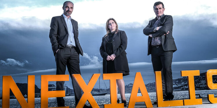 De gauche à droite : Alban Gossé, Julie Coste et Vincent Castéras (Crédit Nexialist)