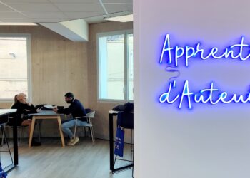 Le tiers-lieu Campus Co de 610m² place Bougainville (Crédit : Rémi Liogier)