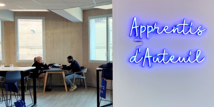 Le tiers-lieu Campus Co de 610m² place Bougainville (Crédit : Rémi Liogier)