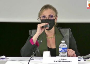 Sophie Joissains (UDI), maire d'Aix-en-Provence (Crédit : capture d'écran Aix ma Ville Youtube)