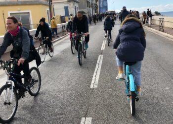La Voie est libre, 5e édition le 14 novembre dernier sur la Corniche à Marseille (Crédit Gomet'/JFE)