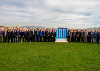 Les chefs d'Etat et responsables politiques réunis lors de la Méditerranée du Futur à Marseille en novembre 2019 (Crédit JYD)