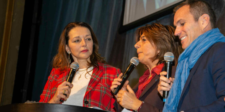 Valérie Boyer, Martine Vassal et Julien Ravier (Crédit : Gomet')