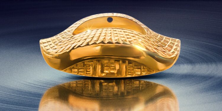 La superbe réplique de l'Orange Vélodrome, nouvelle fève vedette de la galette des rois 2022 (Crédit DR)