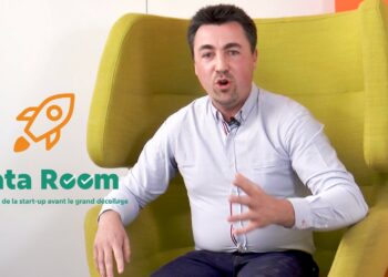 Samuel Olichon sur le plateau de la Data Room de Gomet' (Crédit Gomet')