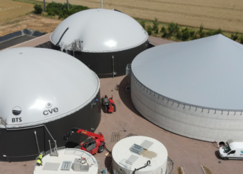 CVE a déjà déployé ses premières unités de méthanisation comme ici en Seine-et-Marne (Crédit CVE)