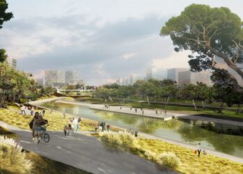 Euroméditerranée prévoit de réaliser un grand parc de 14 hectares à la place de la gare du Canet (Crédit DR)