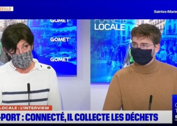Isabelle Gerente et Rémi Liogier dans Planète locale sur BFM Marseille (crédit : capture d'écran BFM)