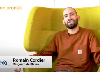 Romain Cordier sur le plateau de Data Room (Crédit Gomet')