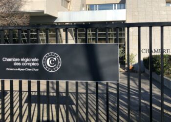 L'entrée de la chambre régionale des comptes à Marseille. Crédit photo Gomet'.