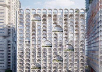 La façade de la Porte Bleue (Crédit Constructa)