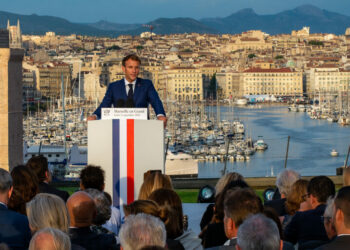 Emmanuel Macron le 2 septembre 2021 (Crédit Gomet'/JYD)