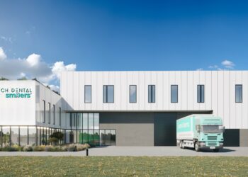 La future usine Biotech Dental dessinée par EMH Architectes (Crédit DR)