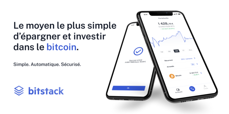 Bitstack propose de se constituer une épargne automatique en bitcoin (Crédit Bitstack)