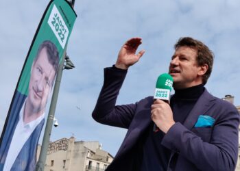 Yannick Jadot à Marseille mercredi 2 mars 2022