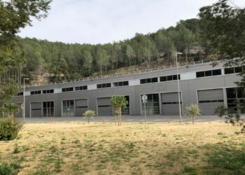 Le site provisoire d'Aiôn Group dans le Parc des restanques à La Ciotat (Crédit Gomet'/JFE)