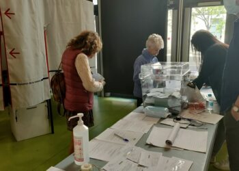 Vote lors du 1er tour de l'élection présidentielle 2022 (Crédit Gomet'JRG)